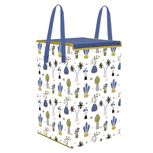 PrettyKrafts L1113 Laundry Basket for Clothes, Toy Storage Box with Lid & Handles, Toy…