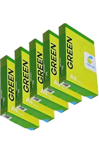 Century PACKWELL Green A4 Size Sheet 70 GSM Blank (Unruled) White Copier Printer Xerox…