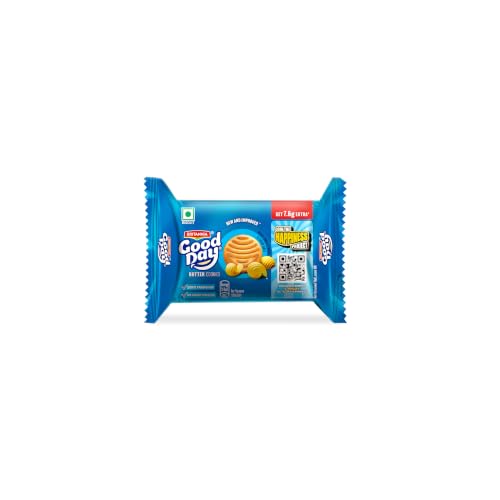 Good Day Britannia Butter Cookies, 52.5G/60 G / (53 G+15 G = 68 G) (Weight May Vary)
