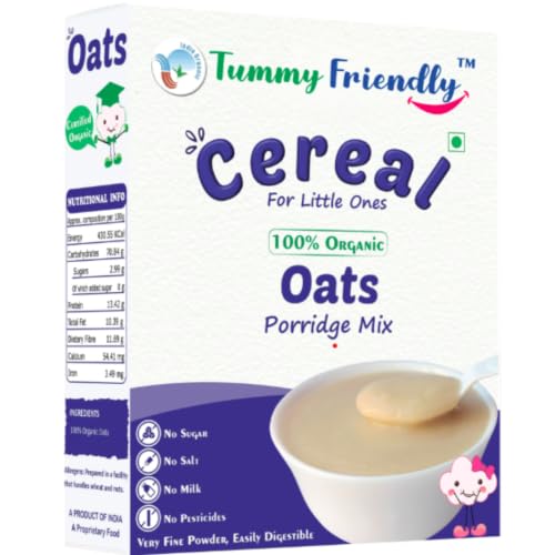 Tummy Friendly Certified Organic Oats Porridge Mix | India-Organic Certified Organic Oa…