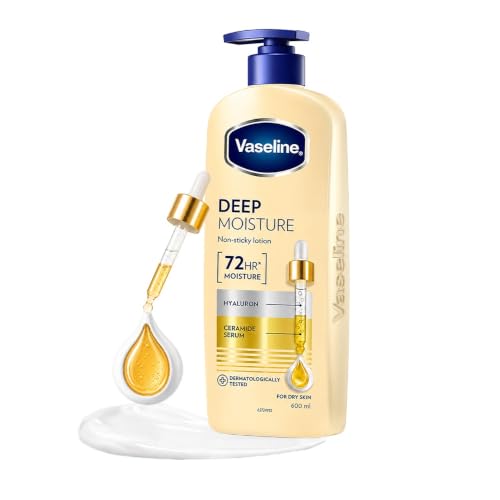 Vaseline Deep Moisture Body Lotion with Ceramide Hyaluron Fillers | 10X More Moisture f…