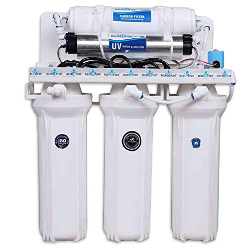 Aquadpure 5 Stage Electrical Under sink and Wall Mounted UV Water Purifier (NO RO, NO B…