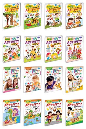 Complete Mini Activity Books Combo | Pack of 16 Activity Learning Books [Paperback] Saw…