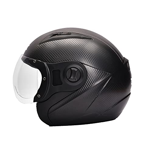 TVS ISI Certified Open Face Helmet for Men & Women | Clear Visor & Dynamic Ventilation…