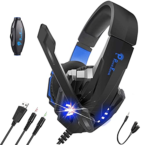 PunnkFunnk (K20) Gaming Wired Over Ear Gaming Headphones with Mic, Compatible with Ps4,…