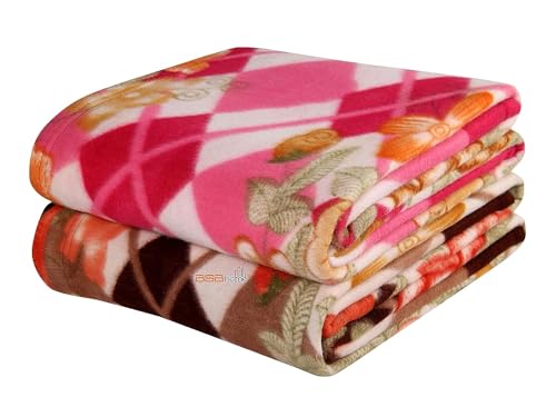 BSB HOME All Season Multipurpose Polar Fleece Single Bed Printed Assorted Multicolor Li…