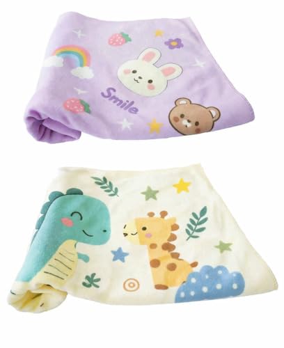 TERI BERI 100% Soft Cotton Baby Bath Towel for Infants/New Born/Babies (0-12 Months) (P…