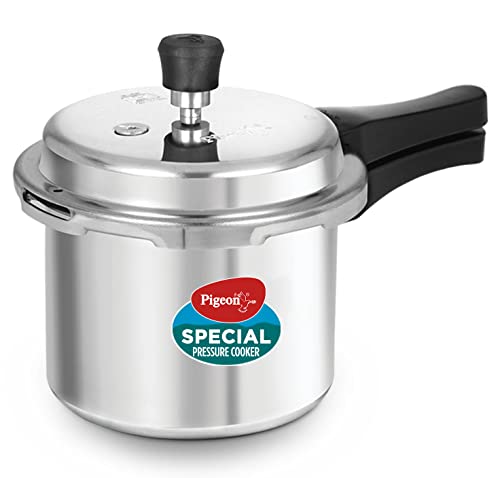 Pigeon by Stovekraft 12736 Aluminium Pressure Cooker 3 litre Non Induction Base Outer L…