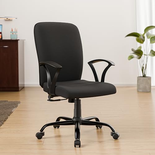 Green Soul Seoul X Office Chair, Mid Back Fabric Ergonomic Home Office Desk Chair with…