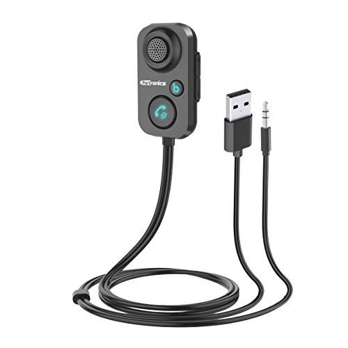 Portronics AUTO 12 in-Car Bluetooth Receiver for Handsfree Calling, Music System, Suppo…