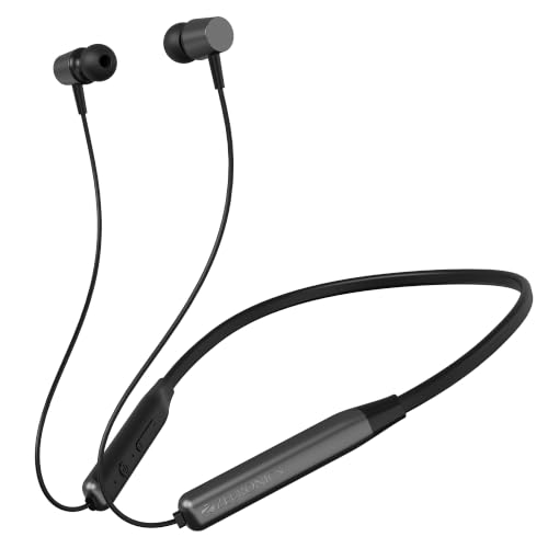 Zebronics in-Ear Wireless Neckband, 20Hrs Playback, Rapid Charging, 10mm Drivers, ENC,…