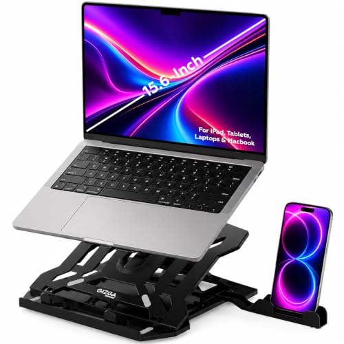 GIZGA Essentials Laptop Stand Riser for 12 to 15.6 Inch Laptop, MacBook, Tablet| Ergono…