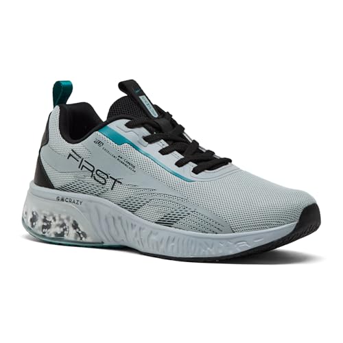 Campus Men's First Running Shoes L.Gry/BLK - 7UK/India
