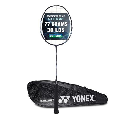 YONEX Graphite Badminton Racquet Astrox Lite 27i (G4, 77 Grams, 30 lbs Tension, Blue)