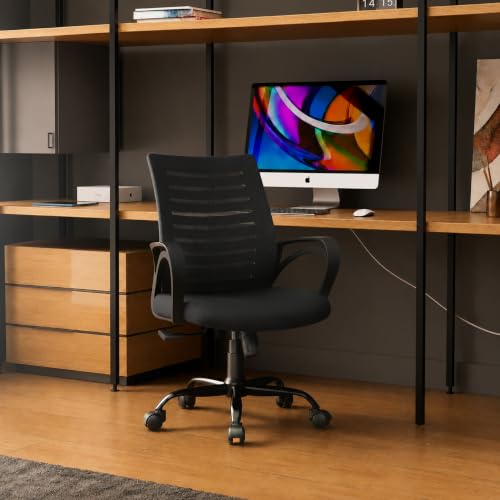 CELLBELL Desire C104 Mesh Mid Back Chair | Ergonomic Office, Study, Revolving, Computer…