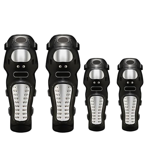 OTOROYS Alloy Steel Elbow and Knee Guard Flexible Adjustable Armor Protector Guard (Set…