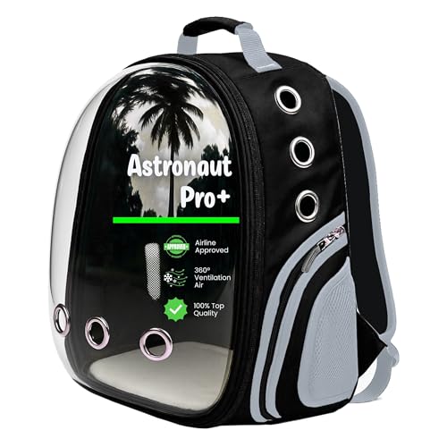 Buraq Pets Astronaut Pro Pet Carrier Backpack for Cats & Puppies