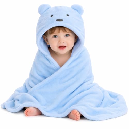 First Kick New Born Baby Blanket Pack of Super Soft Bathrobe Wrapper Bath Towel for Boy…
