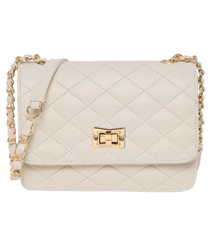 ADISA Women's Quilted Crossbody Sling Bag - Stylish Cross Body Handbag for Girls & Wome…
