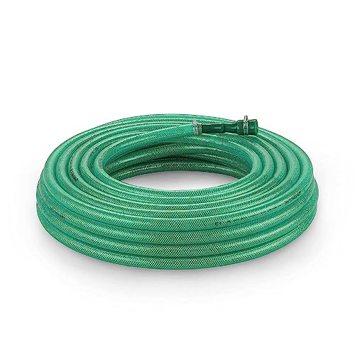 Garbnoire Heavy Duty 3 Layered Braided Water Hose Pipe (Size : 0.5 inch) Garden Pipe Ou…
