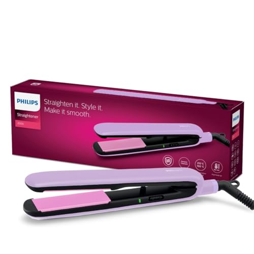 Philips India's No.1 Hair Styling Brand Hair Straightener, Minimized Heat Damage,SilkPr…
