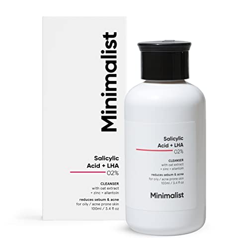 Minimalist Anti-Acne Salicylic Acid 2% Face Wash For Oily & Acne Prone Skin | With LHA…