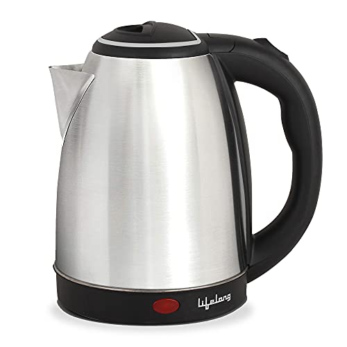 Lifelong ISI Certified Electric Kettle 1.5L with Stainless Steel Body, Easy and Fast Bo…