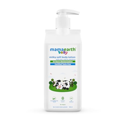 Mamaearth Milky Soft Body Lotion with Oats, Milk & Calendula - 400 ml