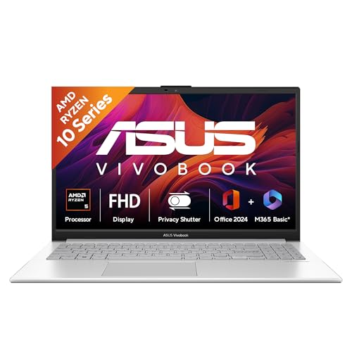 ASUS Vivobook Go 15 (2026),AMD Ryzen 5 40, AMD Radeon iGPU, 16GB RAM, 512GB SSD, FHD, 1…