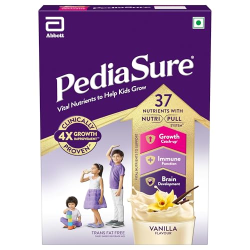 Pediasure Nutritional Drink Powder, Vanilla, Scientifically Designed Nutrition for Supp…