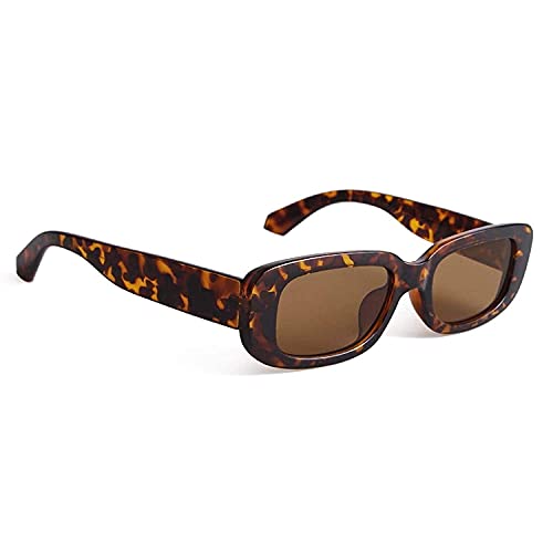 Dervin Rectanglular Sunglasses for Women Retro Driving Sunlgasses Narrow Square Frame U…
