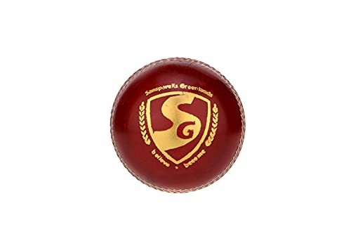 SG Leather Cricket Ball Shield 20 Red