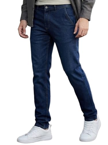 Urbano Fashion Men's Dark Blue Slim Fit Washed Jeans Stretchable (epsgrnthrcrs-dblue-40)