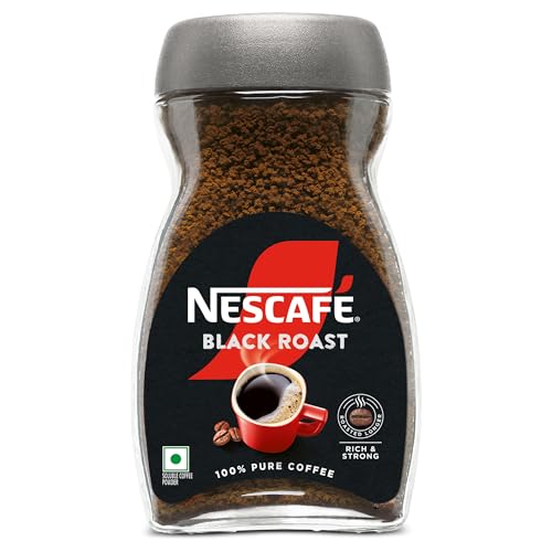 Nescafé Black Roast Instant Coffee Powder, 90g Jar