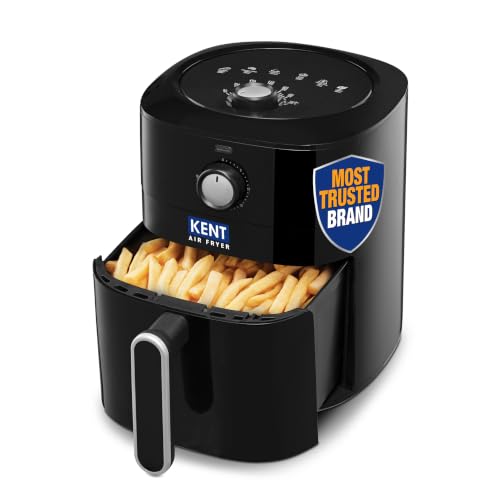KENT Classic Hot Air Fryer 4L 1300 W | 80% Less Oil | Instant Electric Air Fryer | Auto…