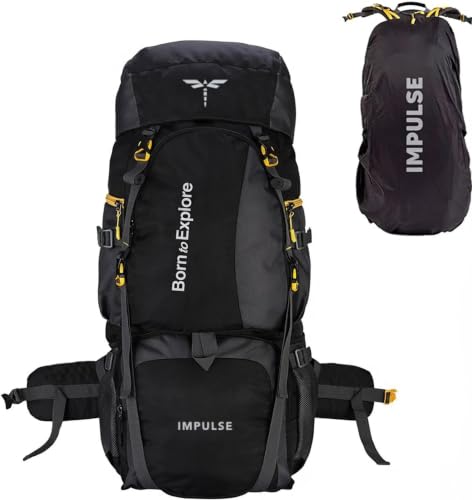 Impulse Rucksack bags 80 litres travel bag for men tourist bag for travel backpack for…