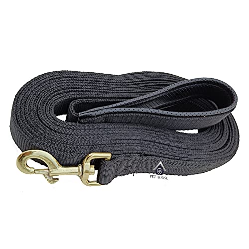 MS PET House Padded Dog Training Lead Dog Leash Long Leash 10 Ft Long Leash for Dogs (1…