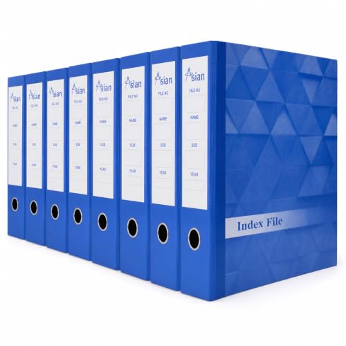 Bindex Asian Office Lever Arch Binder Box File Folder - Pack of 8, A4, Legal, Letter Si…
