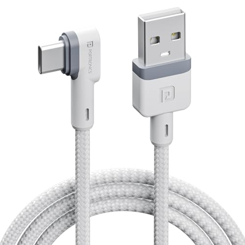 Portronics Konnect L POR-1403 Fast Charging 3A Type-C Cable 1.2 Meter with Charge & Syn…