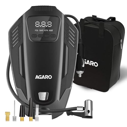 AGARO Primo High Power Digital Tyre Inflator for Car, Air Inflator Car Accessories, 120…
