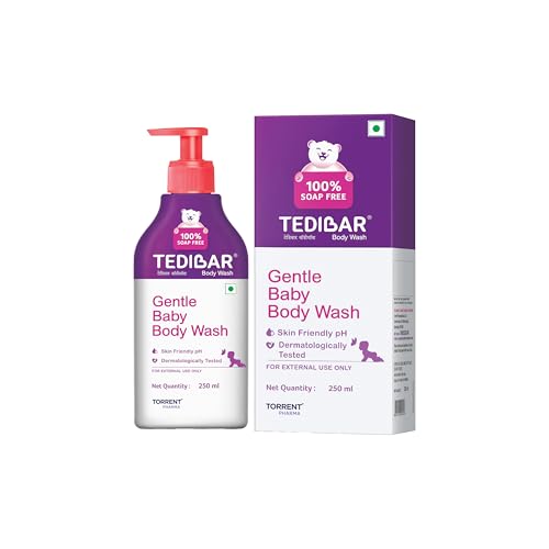 Tedibar - Body wash for Babies| 100% soap & Alkali free | Skin-friendly pH 5.5| Recomme…