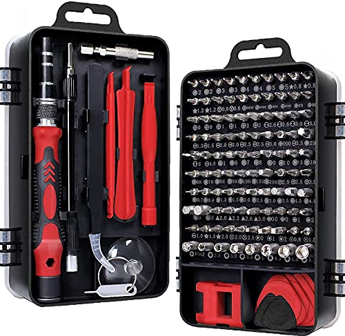 Novo 115 in 1 Interchangeble Multipurpose Mini Screwdriver Set Magnetic Slot Wrench Bit…