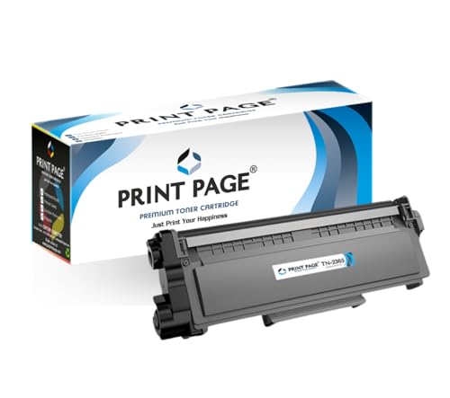 Print Page TN-2365 Toner Cartridge Compatible for Printers HL-L2321D, L2361DN, L2366DW,…