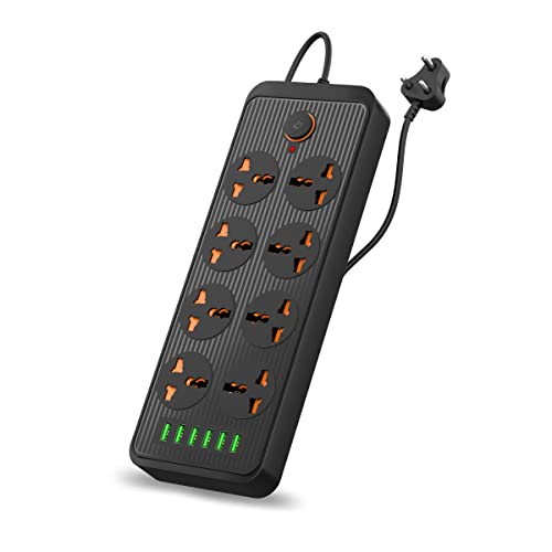 Portronics Power Plate 7 with 6 USB Port + 8 Power Sockets Smart Electric Universal Ext…