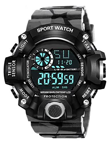 Acnos® Premium Brand - A Digital Watch Shockproof Multi-Functional Automatic White Colo…