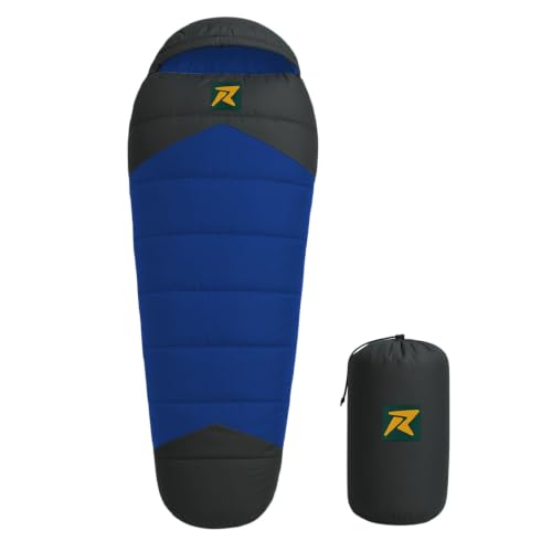 Rocksport Camplite +10°C to +20°C Mummy Shape Sleeping Bag for Camping, Hiking, Indoor…