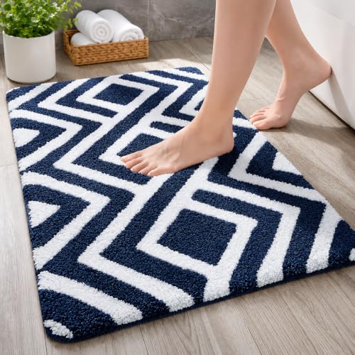 Roseate Egyptian Super Soft (40x60 cm) Microfibre Solid 2000 GSM Bath Mat Super Absorbe…