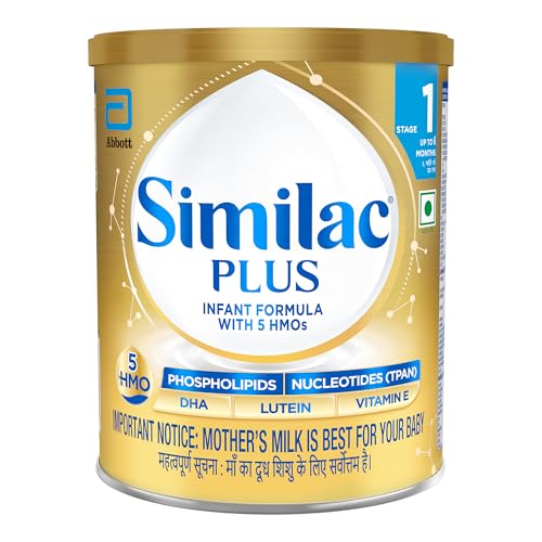 Similac Plus Stage 1 (Up to 6 Months) Infant Formula with 5 HMOs 400g Powder TIN