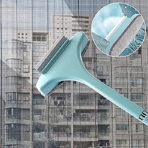 Rushwak Multifunctional Screen Brush 2 in 1 Mesh Cleaning Brush & Wiper with Extended H…