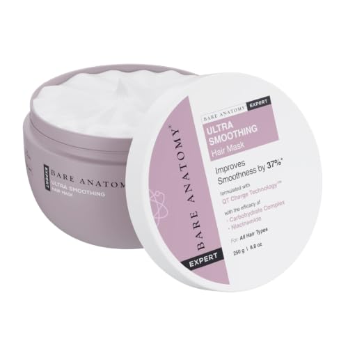 Bare Anatomy Ultra Smoothing Hair Mask | For Dry & Frizzy Hair | 250gm